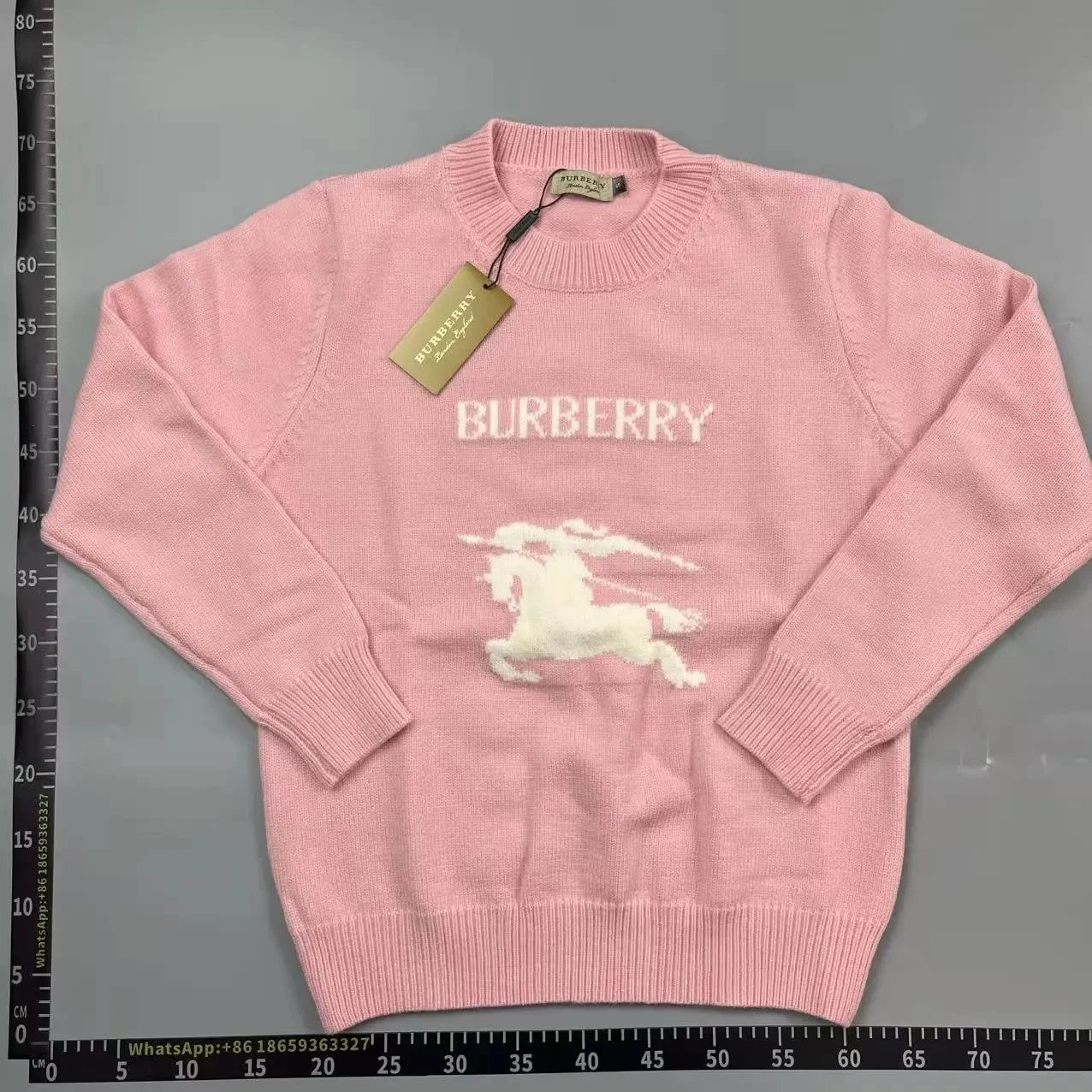 Burberry Hoodies & Sweatshirts Check-lined zip-up hoodie — Knitted Sweater -7