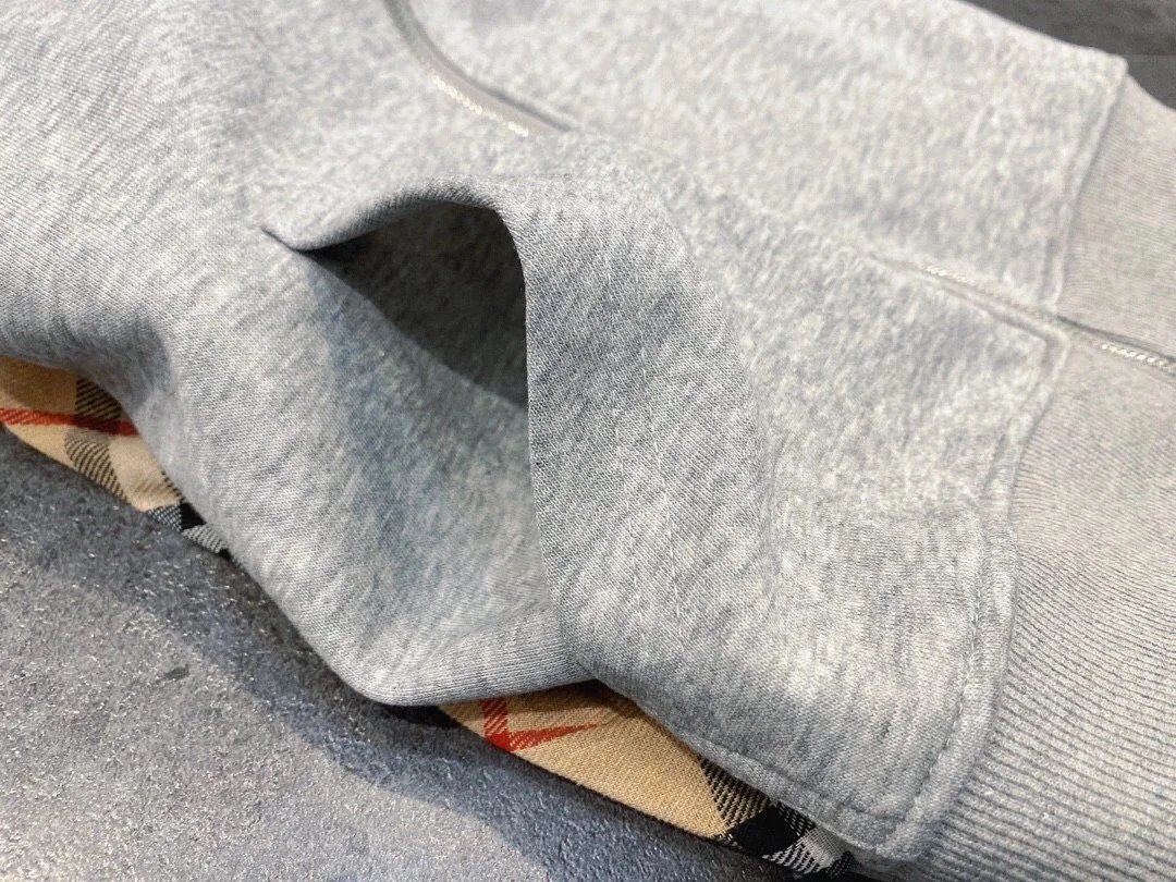 Burberry Hoodies & Sweatshirts Check-lined zip-up hoodie image 10