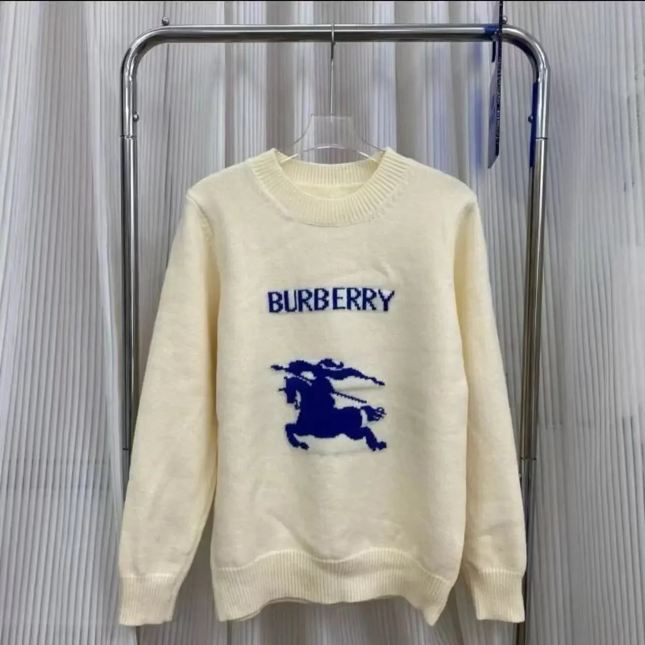 Burberry Hoodies & Sweatshirts Check-lined zip-up hoodie — Knitted Sweater -4