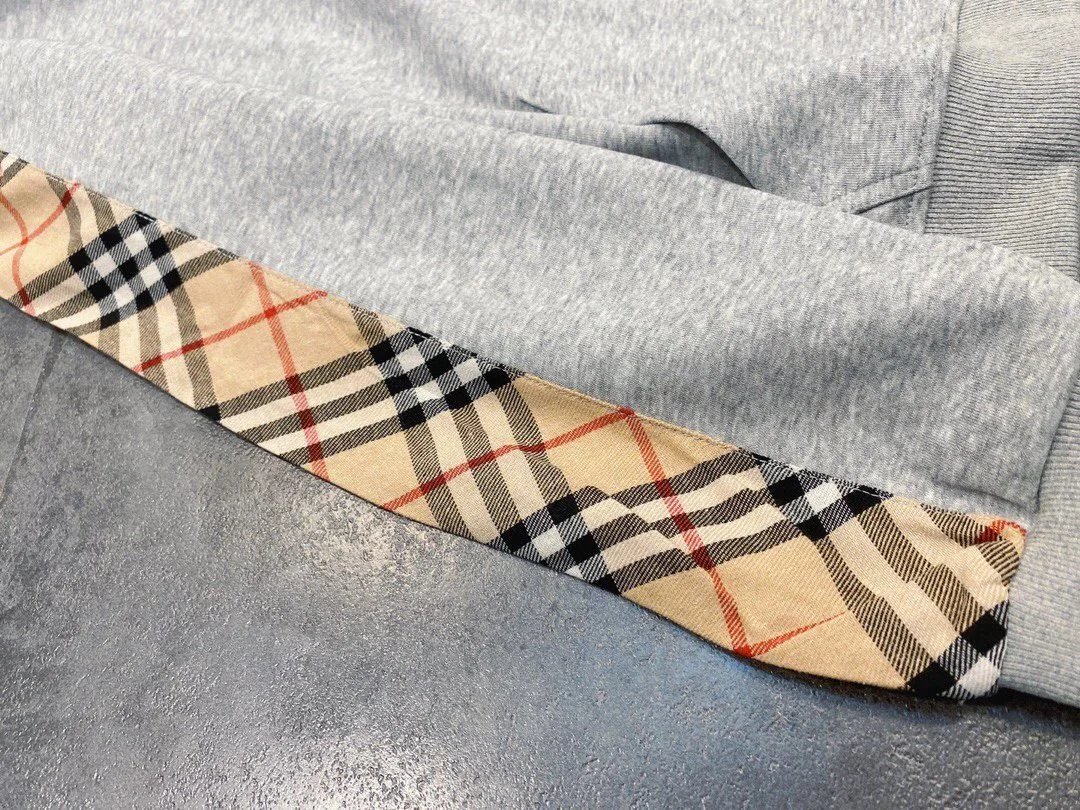Burberry Hoodies & Sweatshirts Check-lined zip-up hoodie image 11