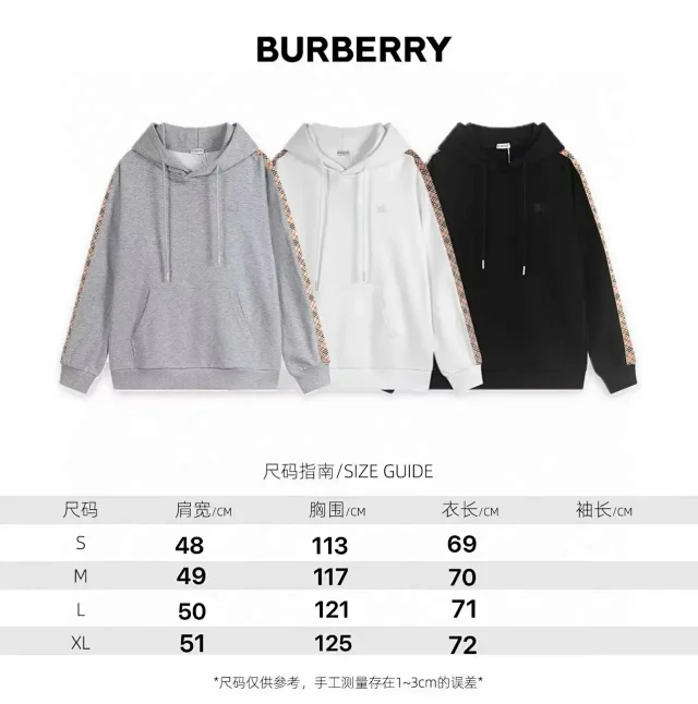 Burberry Hoodies & Sweatshirts Check-lined zip-up hoodie product detail image 31