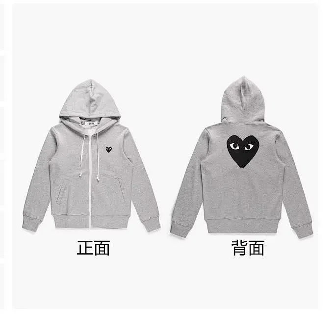 加绒灰色开衫背后大黑心