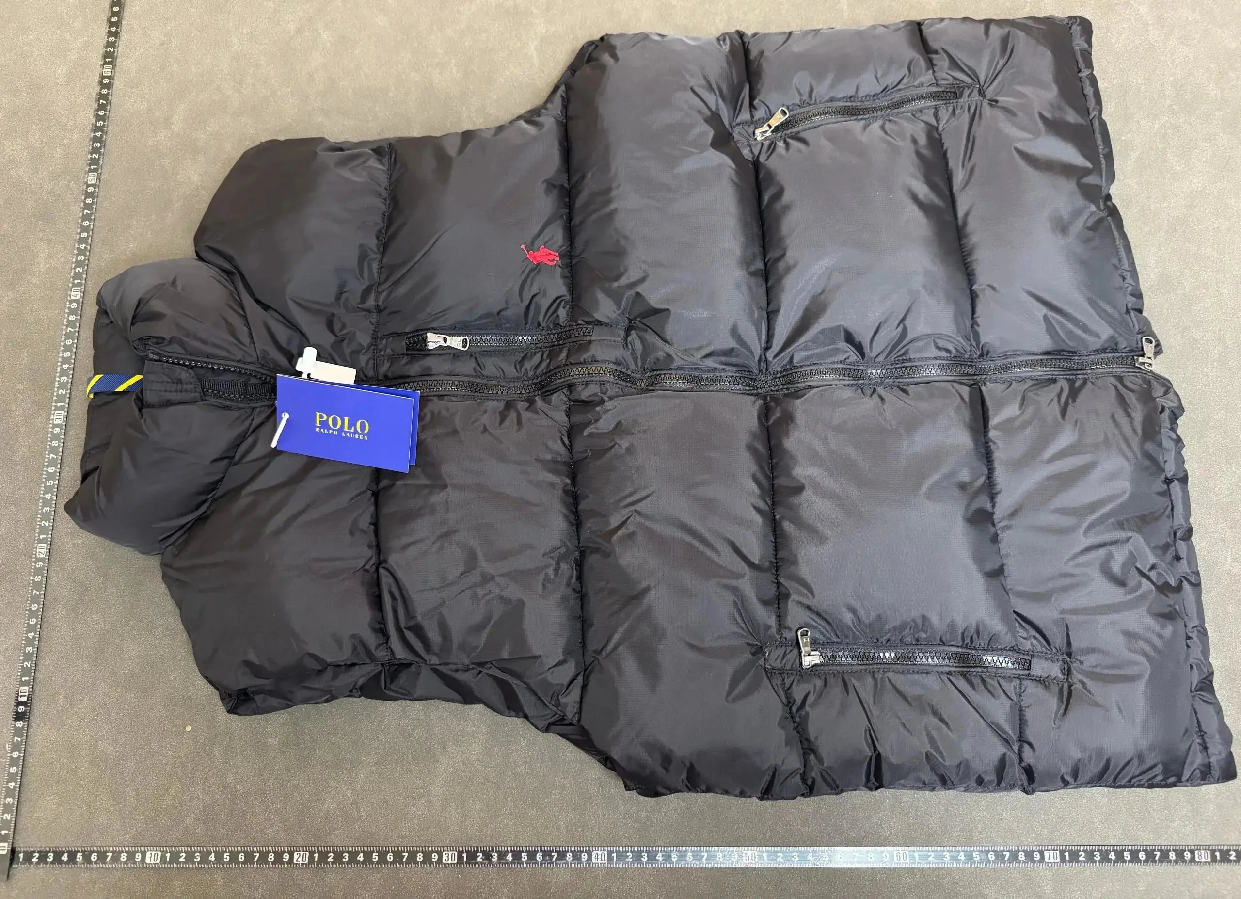 Ralph Lauren glossy black - vest