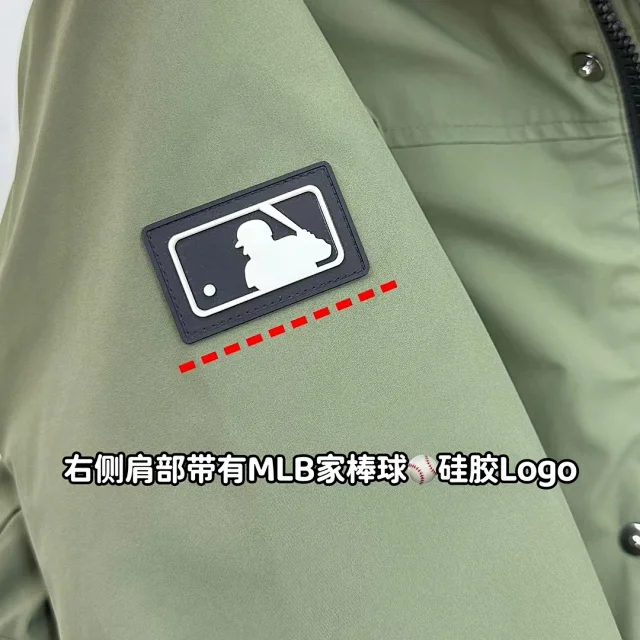 New York Yankees Down Jackets Fur-Trim Hooded Utility Jacket product detail image 14