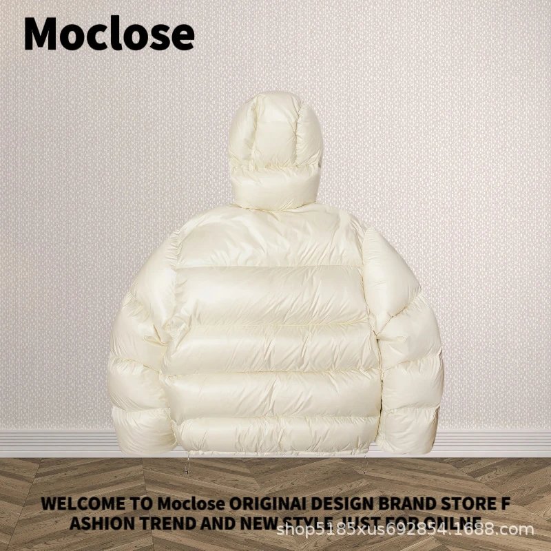 Stüssy x Moclose Puffer Jacket Off-White with Lime Green Lining Down-Jacket - 24