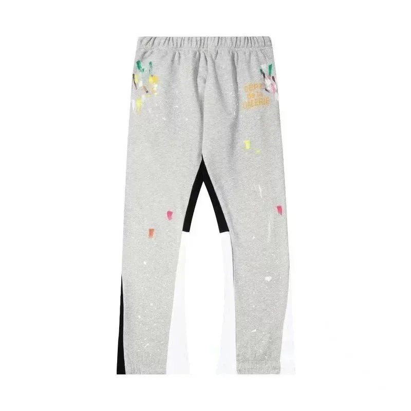 DEPT. Paint-Splatter Sweatpants Gray - 4