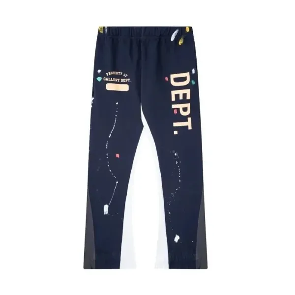 Gallery Dept. Paint Splatter Sweatpants Navy - 1