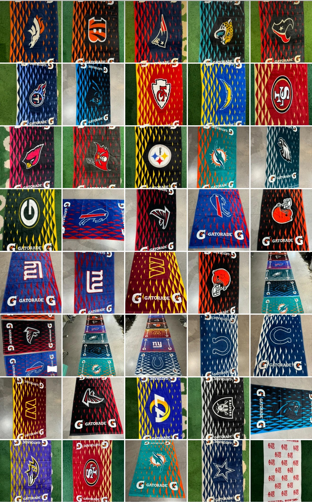 Gatorade NFL Colorful 110*60cm 2pcs Random