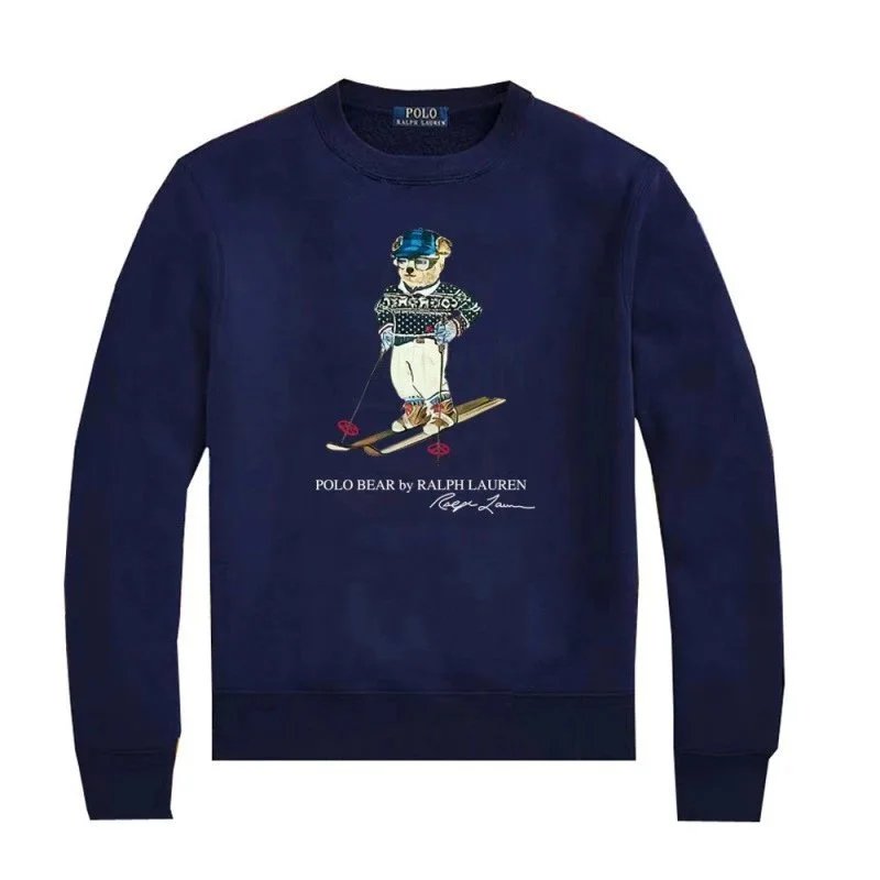 [H-03] R*E*P*2*4*S In Stock Polo Bear Collab Round Neck Small Bear Ralph Lauren Fall-luca04