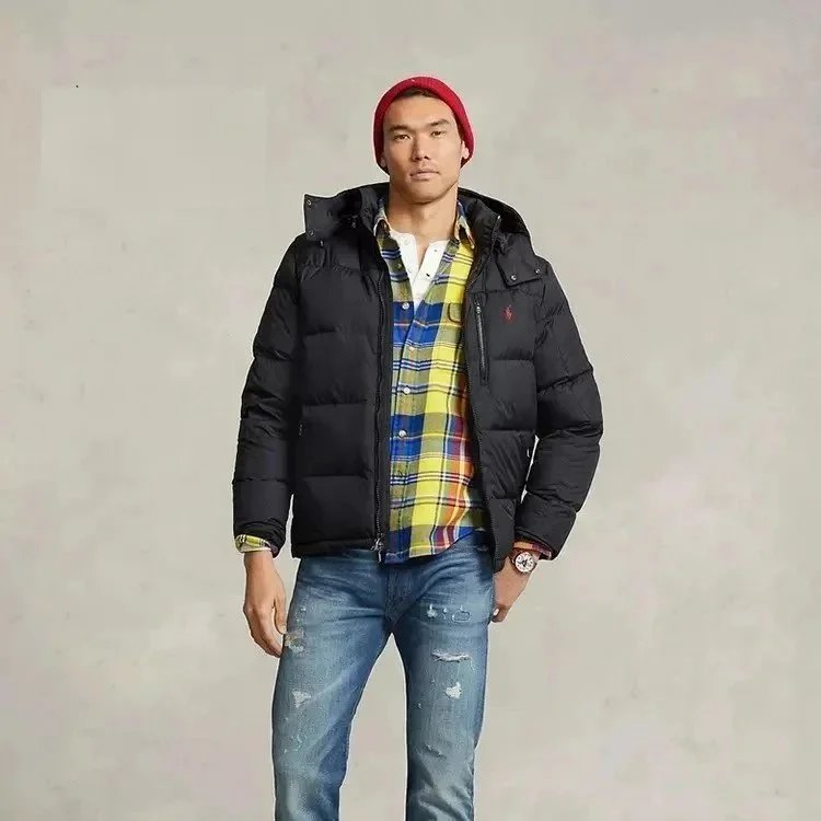 经典款羽绒服羽绒填充防沾水夹克外套:findsindex.com - 199868