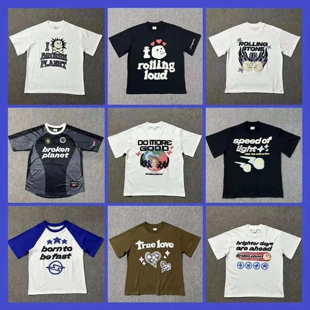 宽松圆领短袖男女款休闲T恤情侣半袖潮repcnfans.com - 201243