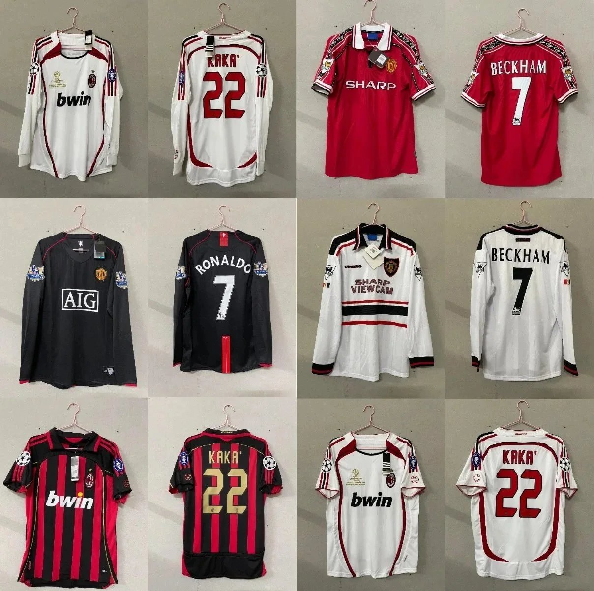 复古足球服热门款AC/22号卡卡80号:findsindex.com - 198934
