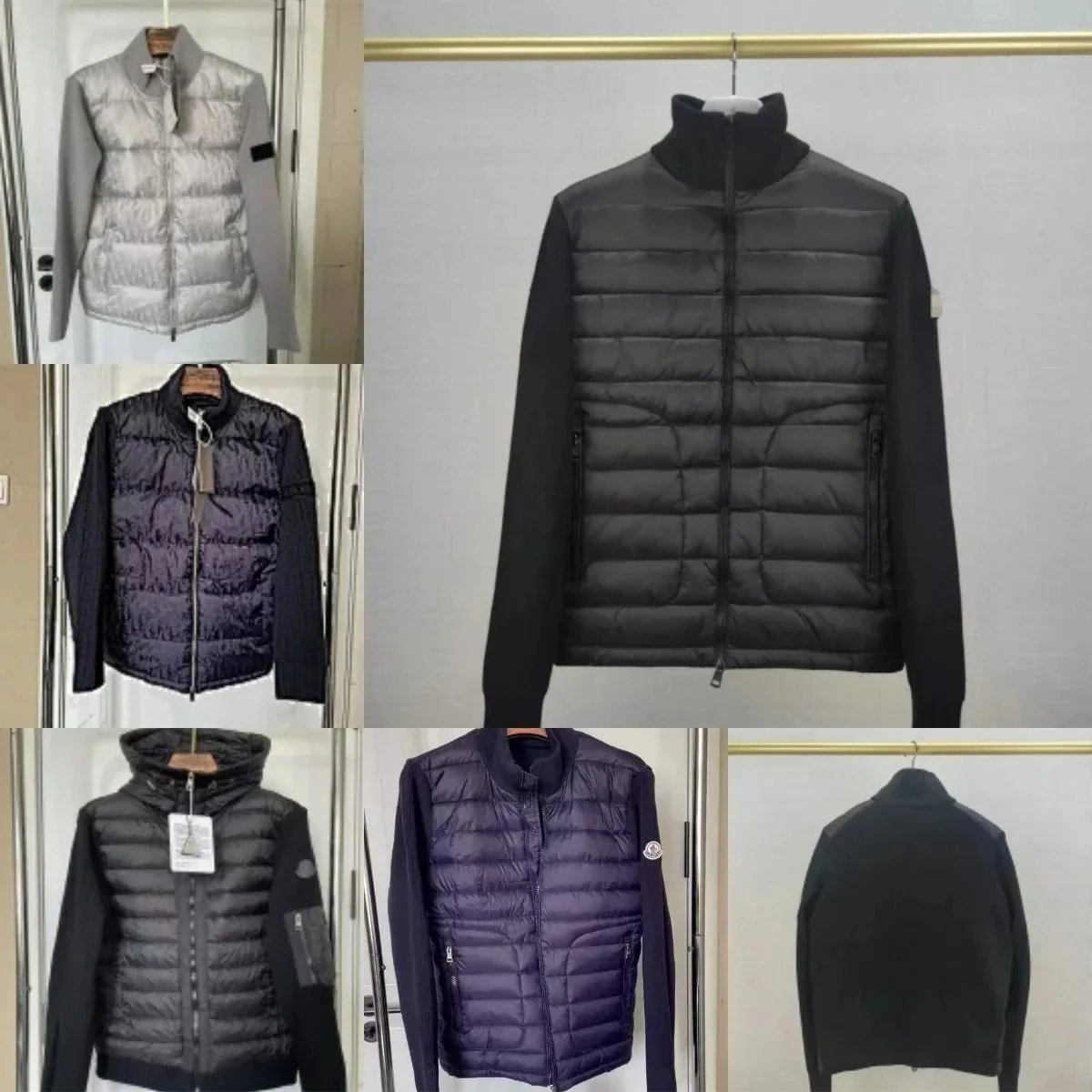 高质量针织拼接棉服-aa:findsindex.com - 201191