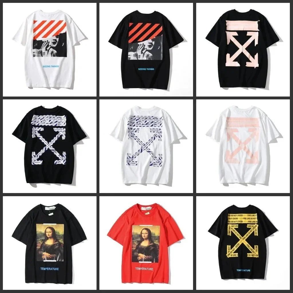 Off-White Diag Arrow T-Shirt Black with Pink Tape Print - 197292