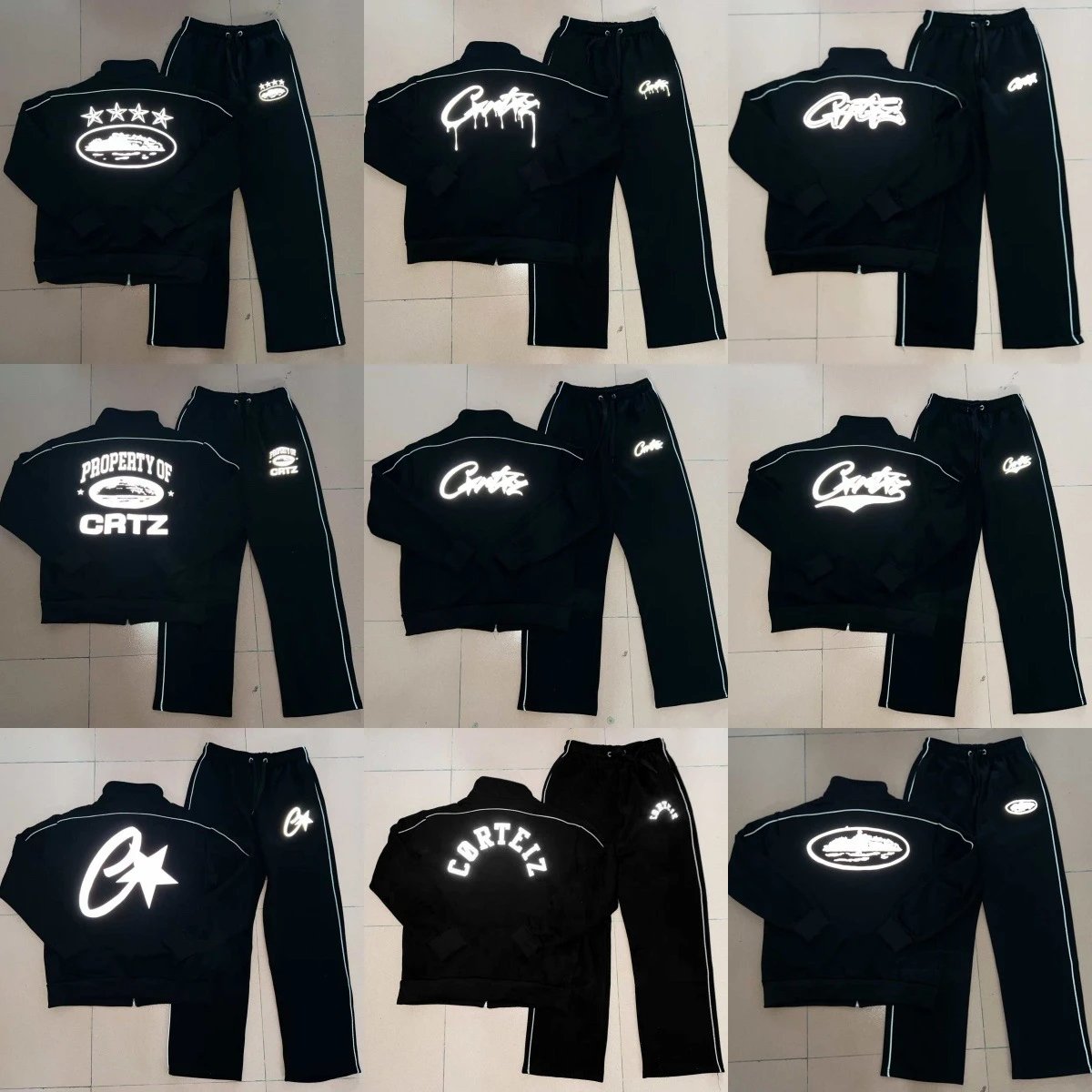 Cortez Track Suit Black Sportswear