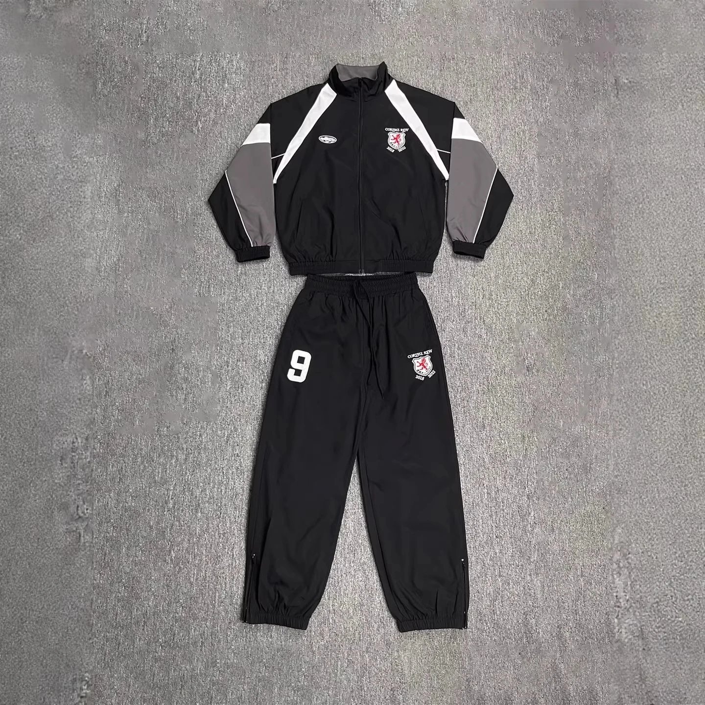 Coral Reef Sportswear Black Track Suit Set