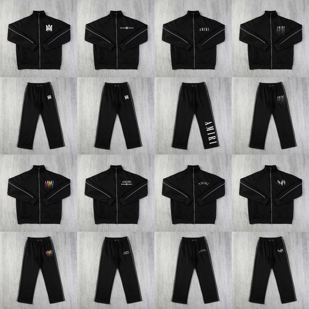 Amiri Track Jacket Black Sportswear