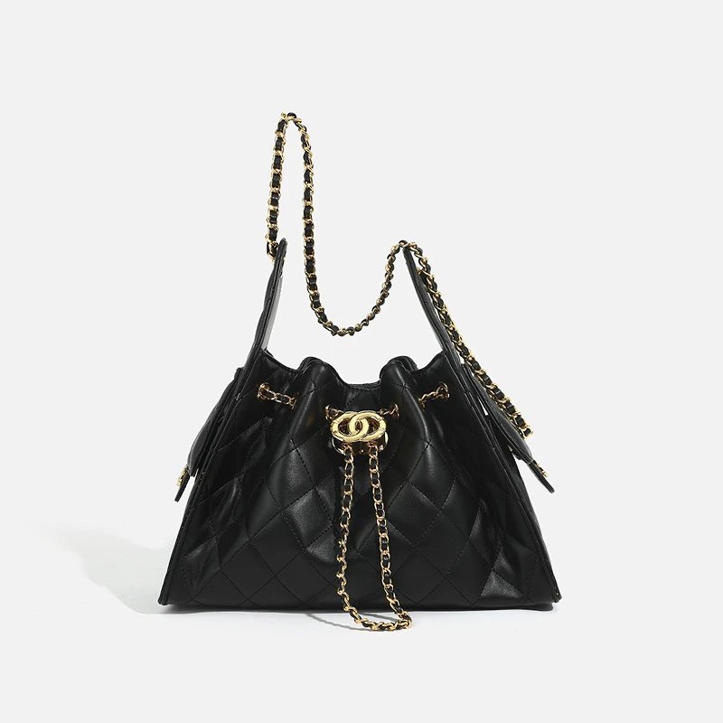 Chanel Classic Black Quilted Shoulder Bag