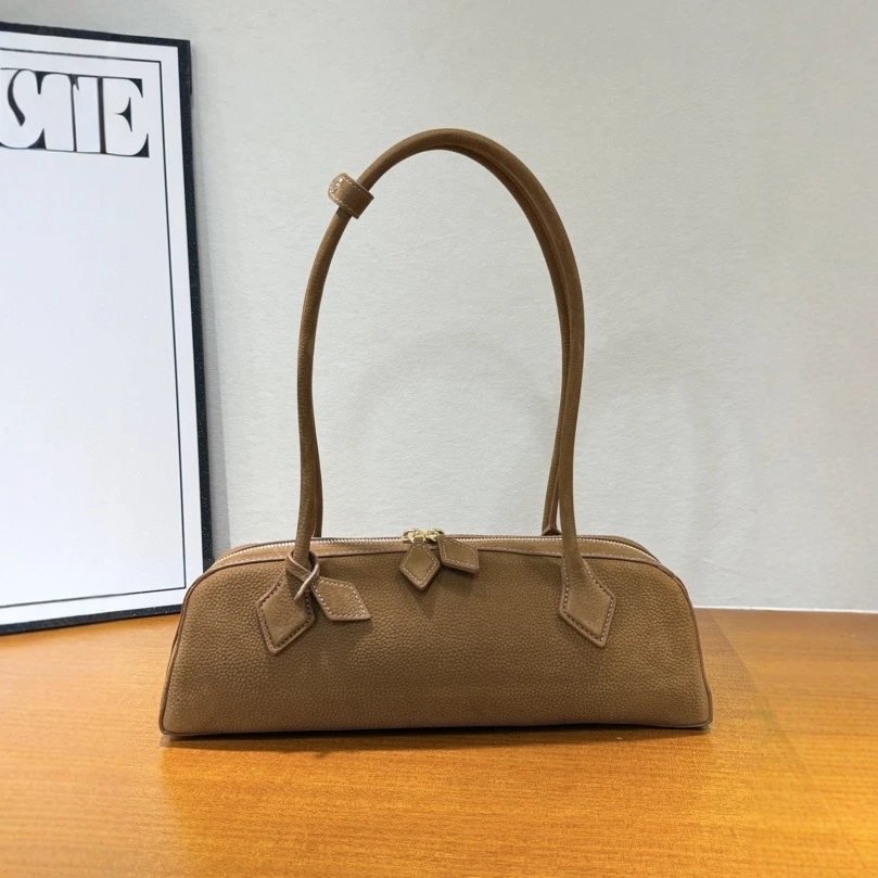 Leather Handbag Tan Classic Tote Bag