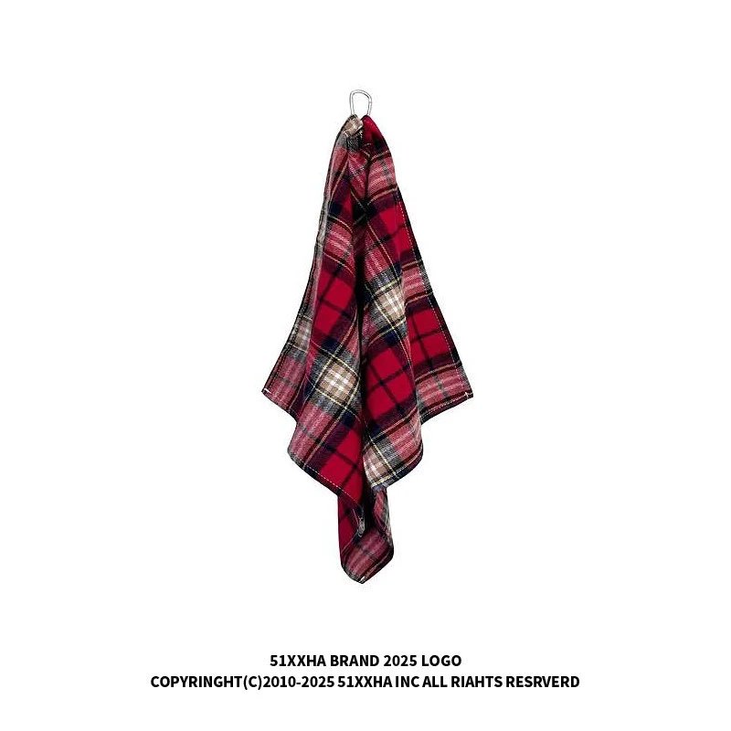 51XXHA Plaid Red Checkered Towel