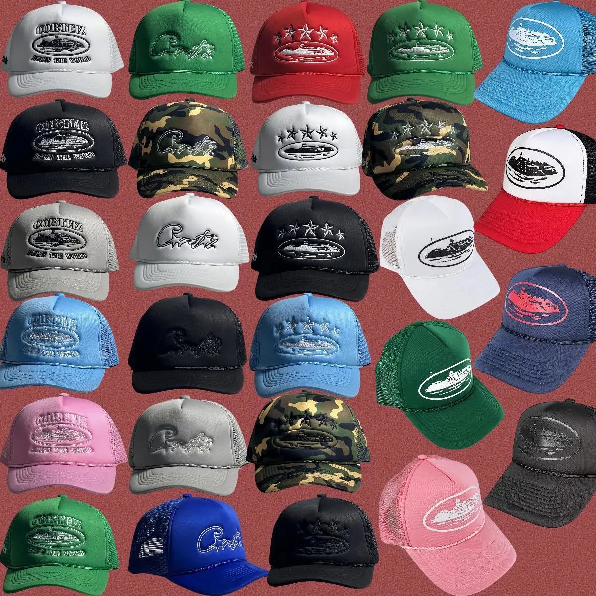 Cortez Trucker Hat Multi Color Casual Cap