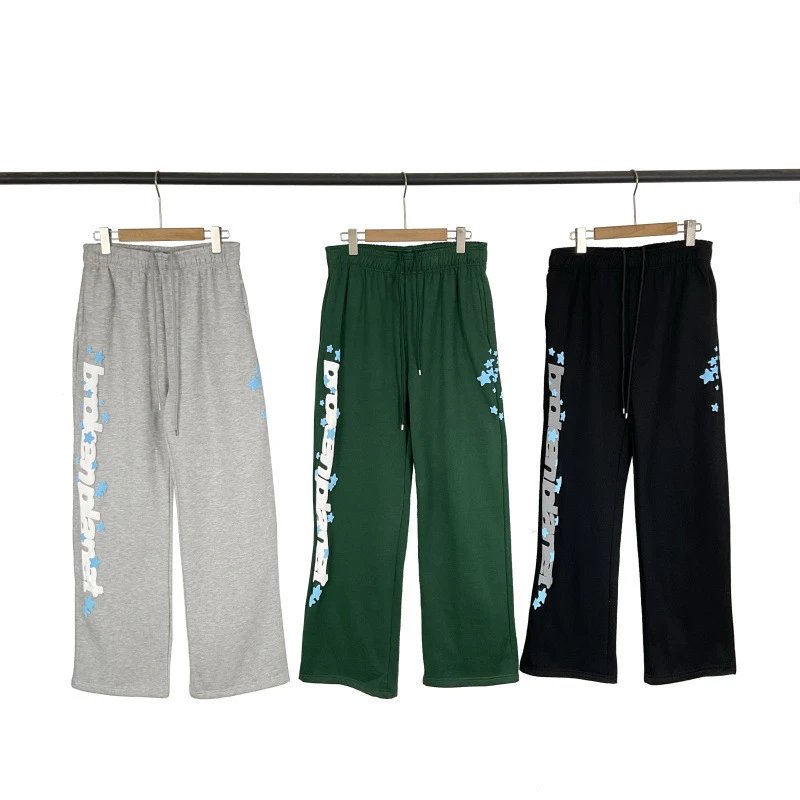 Broken Planet Trousers Fleece straight-leg with raised logo lettering image 5