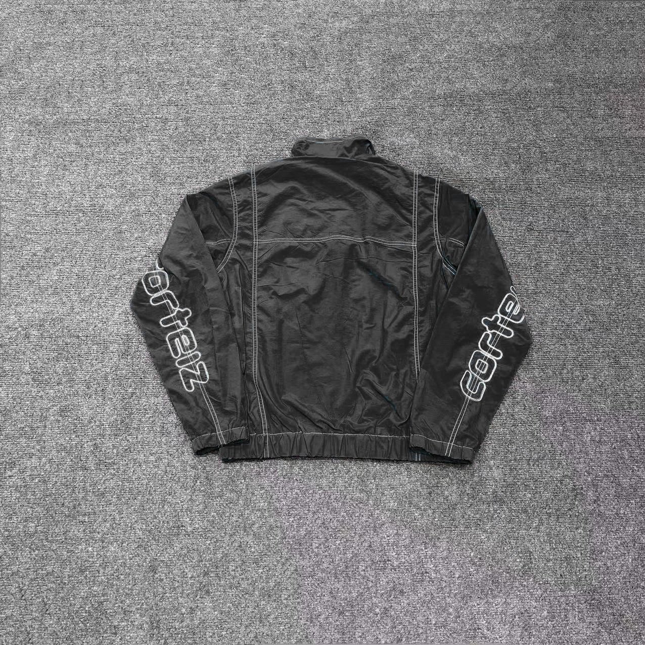 Cortez Track Jacket Black Sporty Style