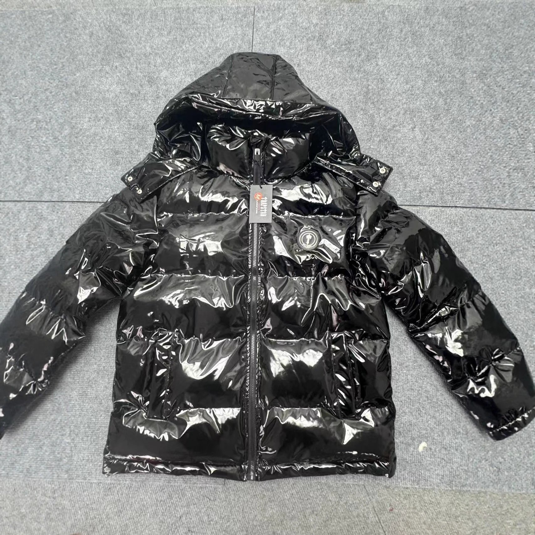 Moncler Black Hooded Puffer Jacket