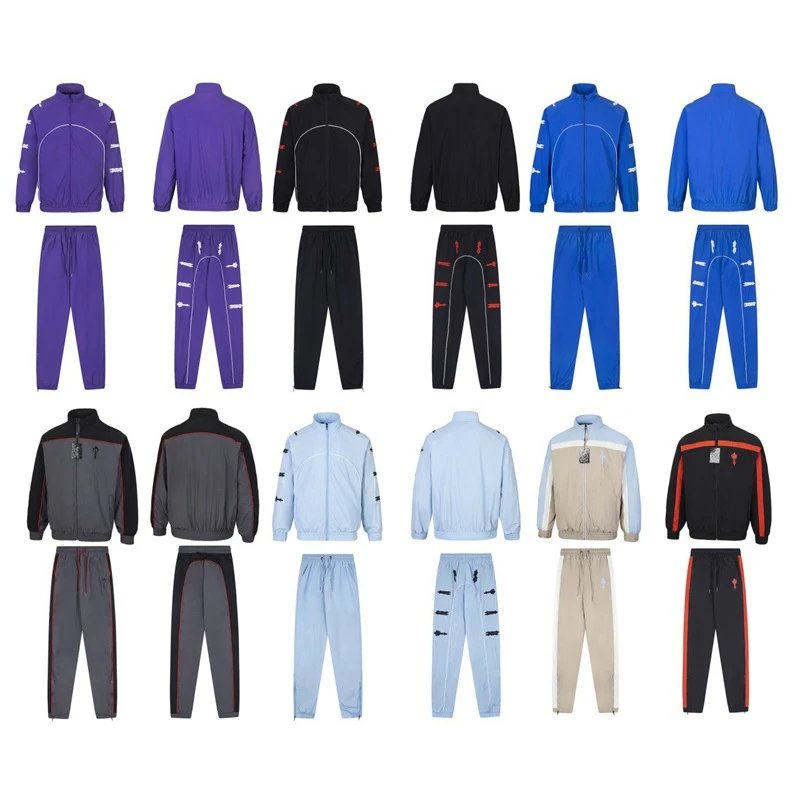 Unisex Track Suit Purple Sporty Set