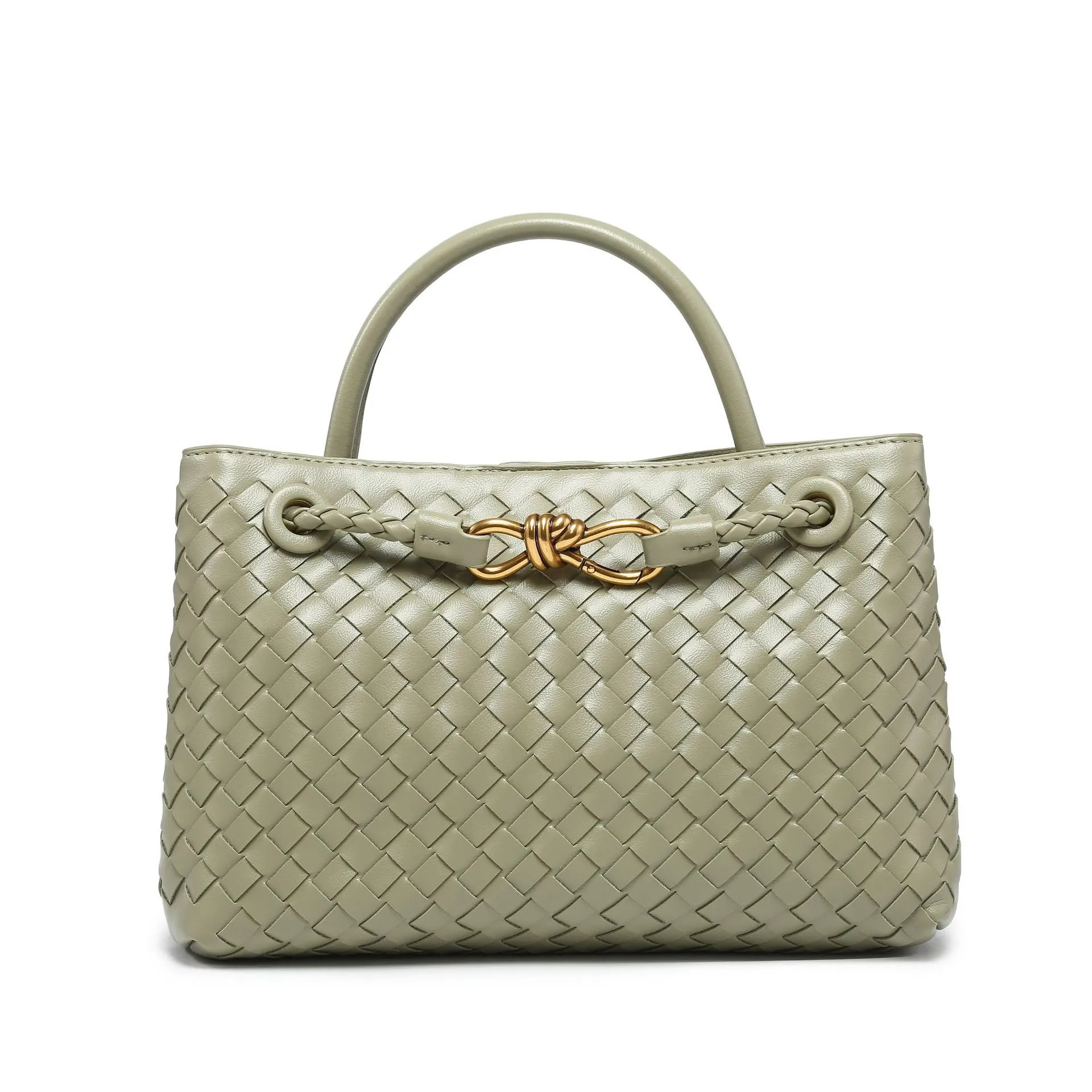 Bottega Veneta Intrecciato Beige Leather Tote Bag