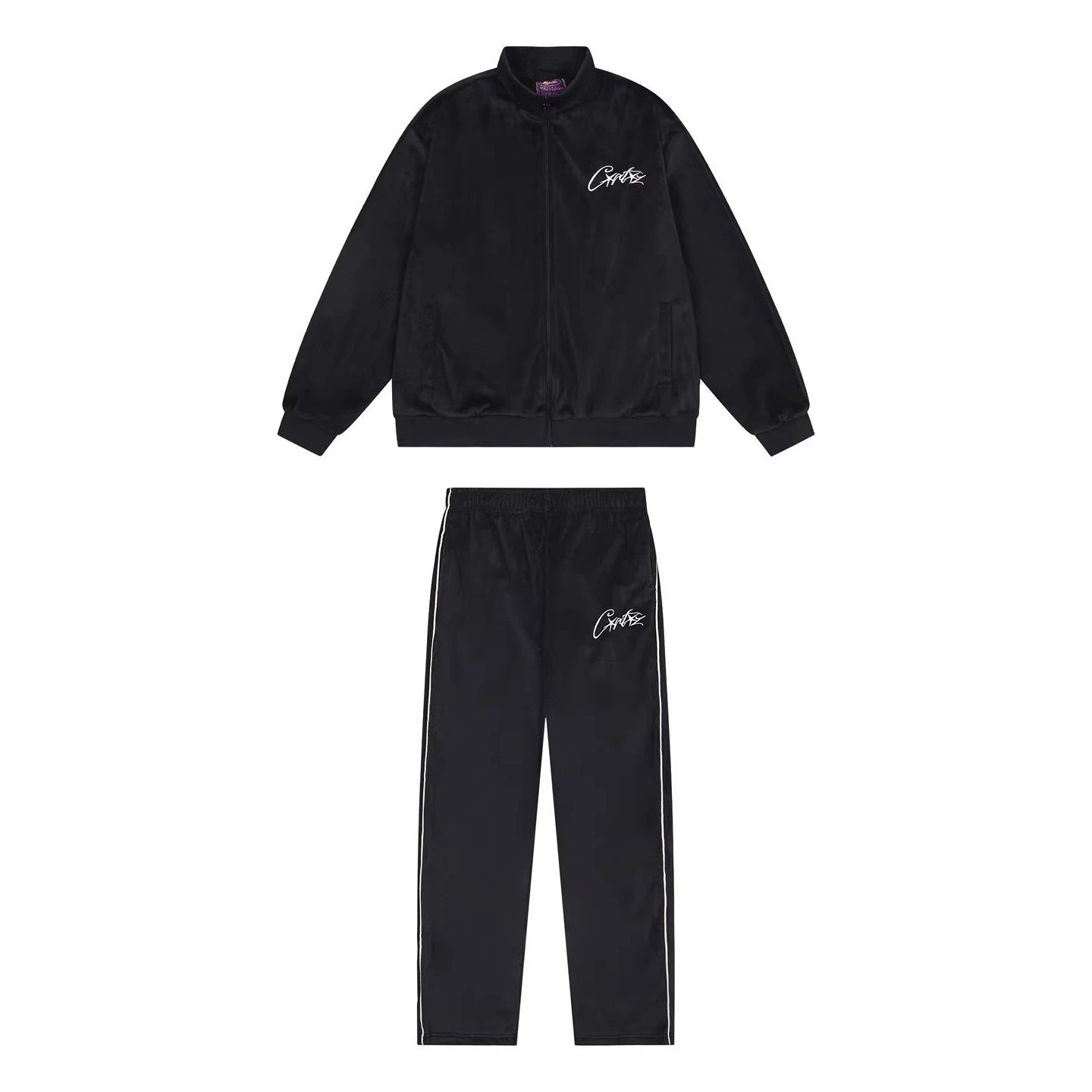 Cactus Jack Black Velour Track Suit