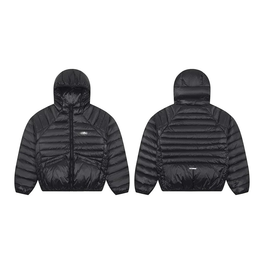 Bittermax Puffer Jacket Black Hooded Winter Coat
