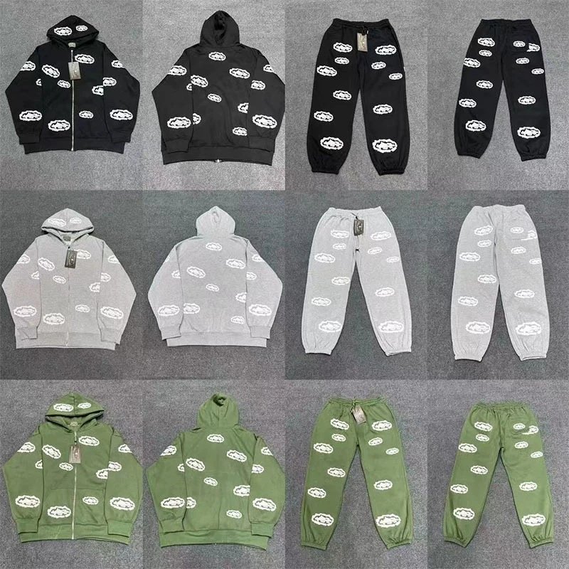 Cloud Print Hoodie a
