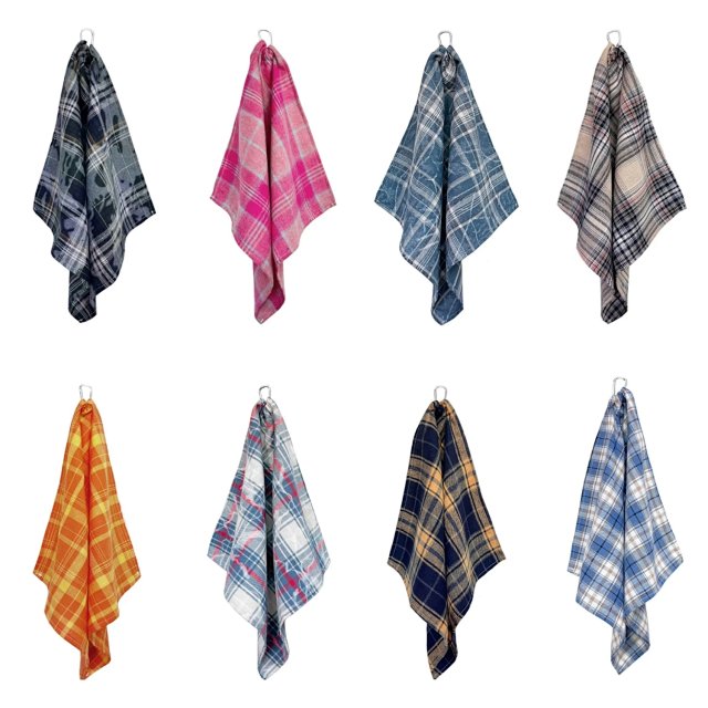 Plaid Waist Accessory Bandana: seller detail photo 3