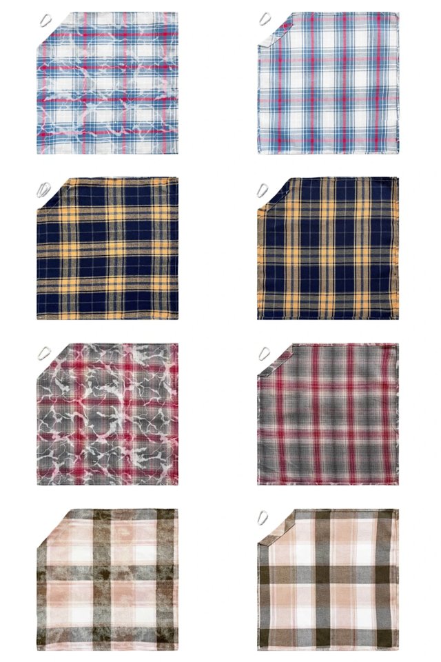 Plaid Waist Accessory Bandana: seller detail photo 10