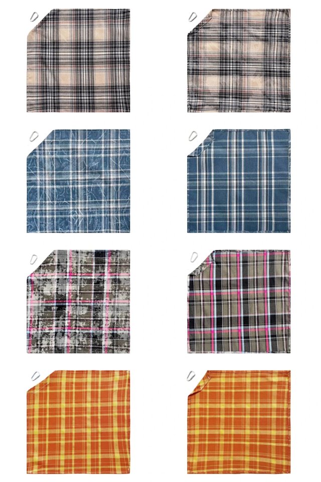 Plaid Waist Accessory Bandana: seller detail photo 9
