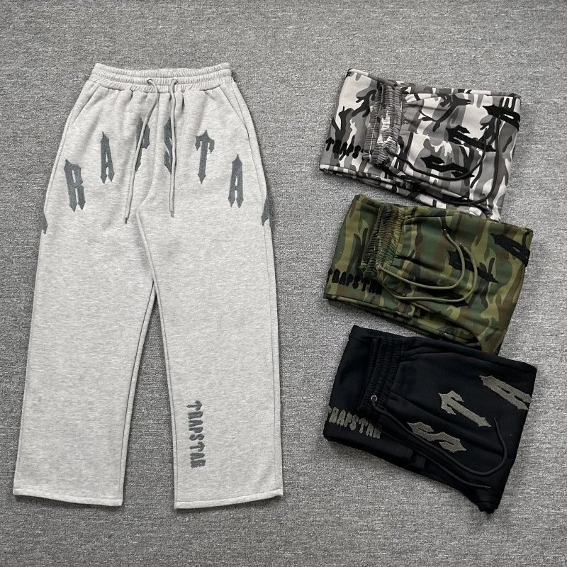Trapstar Grey Camo Print Sweatpants