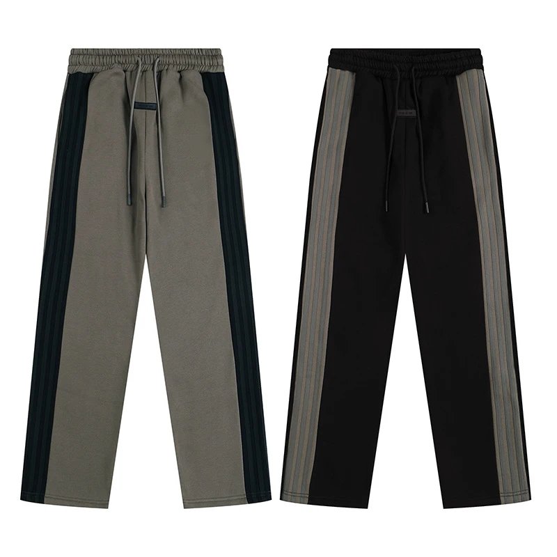 Black and Olive Stri