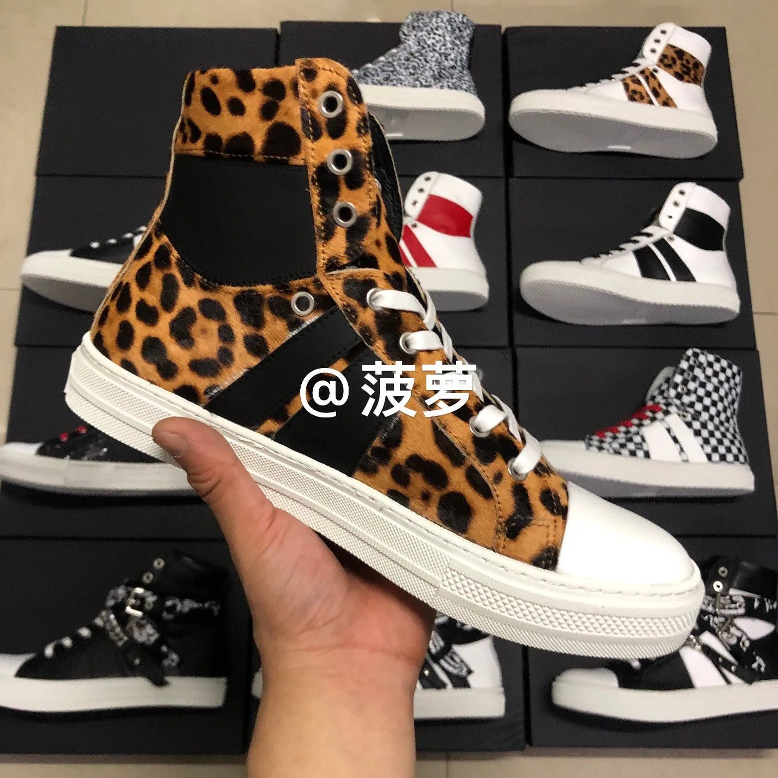 Pineapple Style Patchwork Skate Shoes photo 4