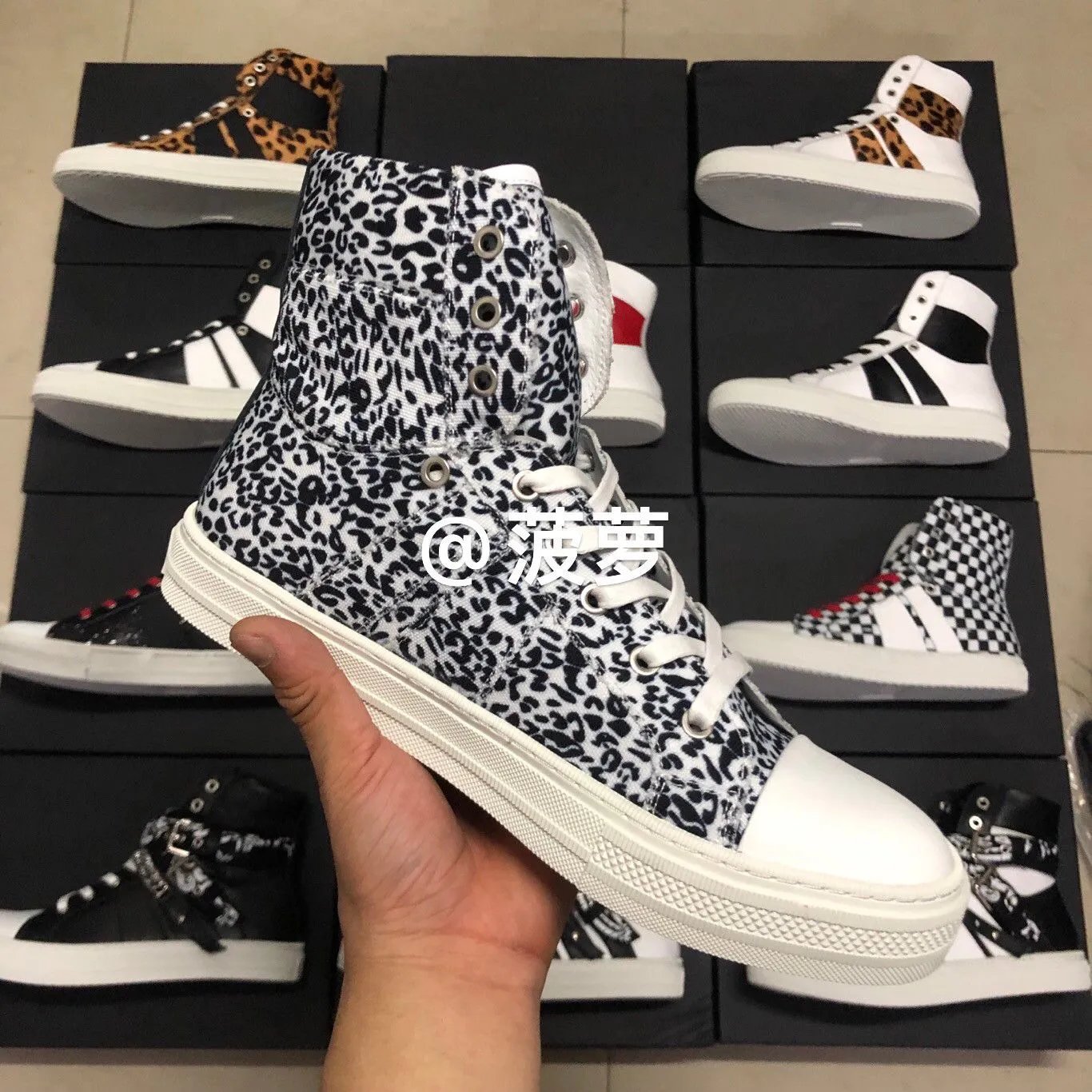 Pineapple Style Patchwork Skate Shoes photo 5