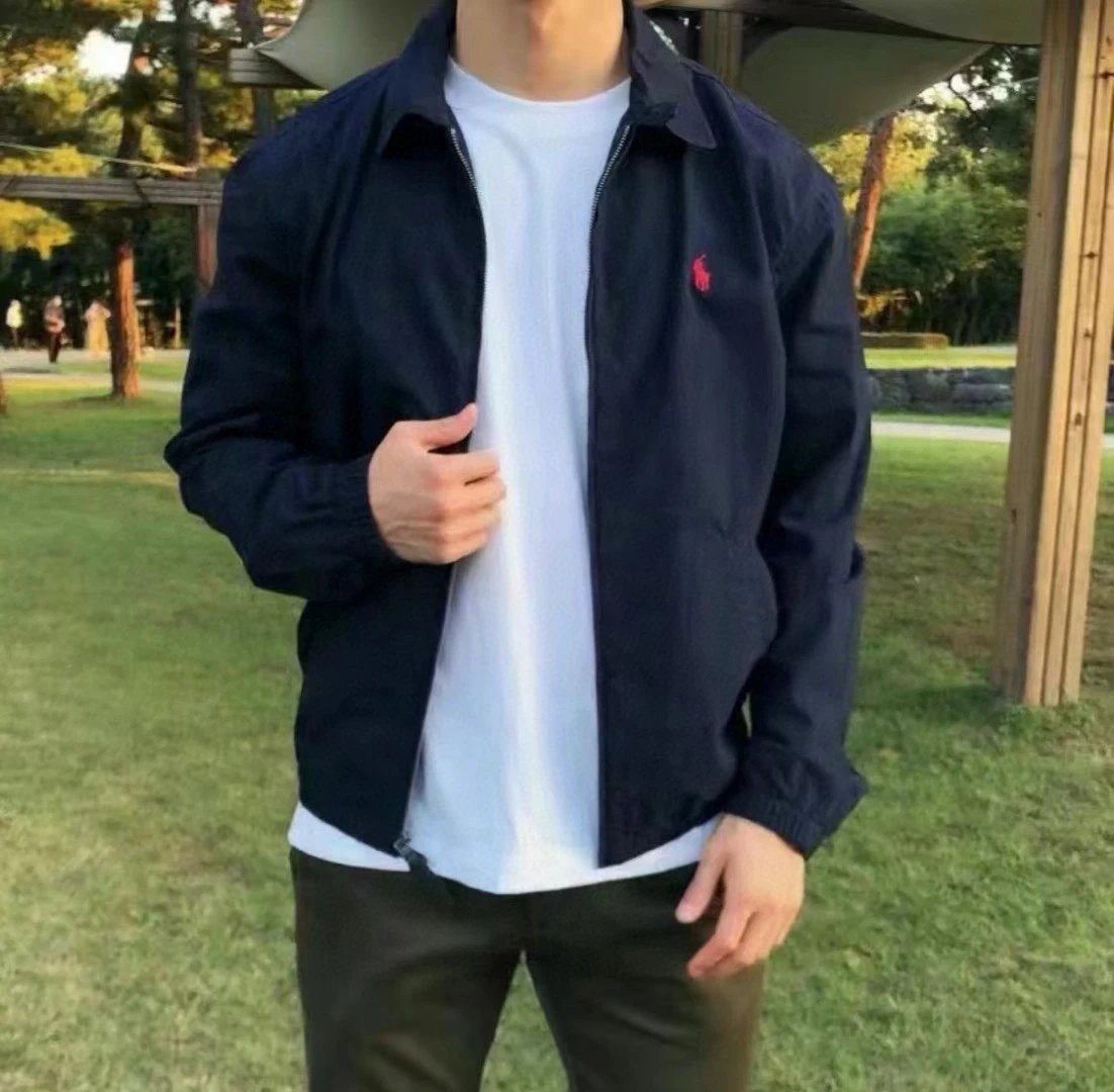 Polo Ralph Lauren Classic Windbreaker Black Jacket - 3