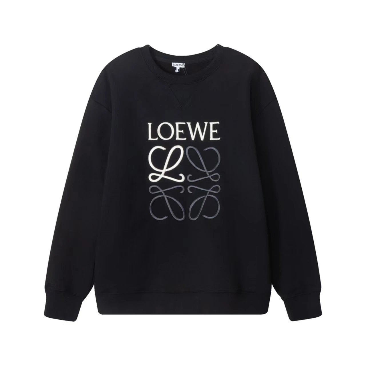 Loewe Anagram Logo Hoodie Black - 6