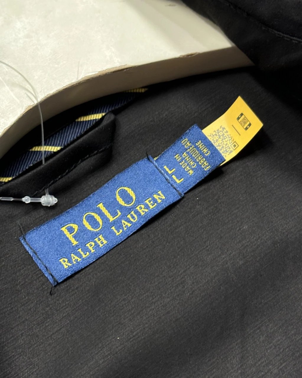 Polo Ralph Lauren Classic Windbreaker Black Jacket - 13