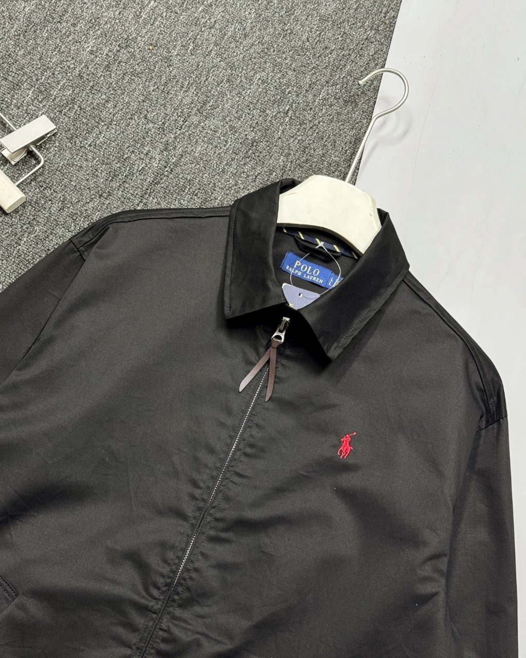 Polo Ralph Lauren Classic Windbreaker Black Jacket - 16