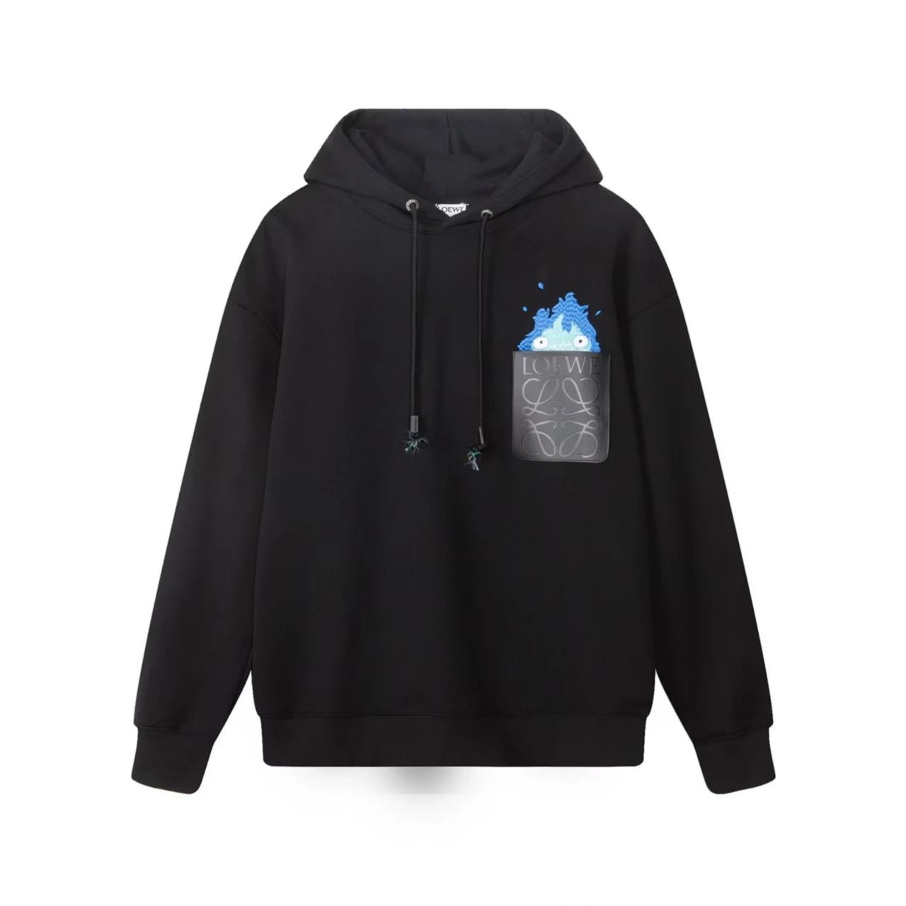 Loewe Anagram Logo Hoodie Black - 23