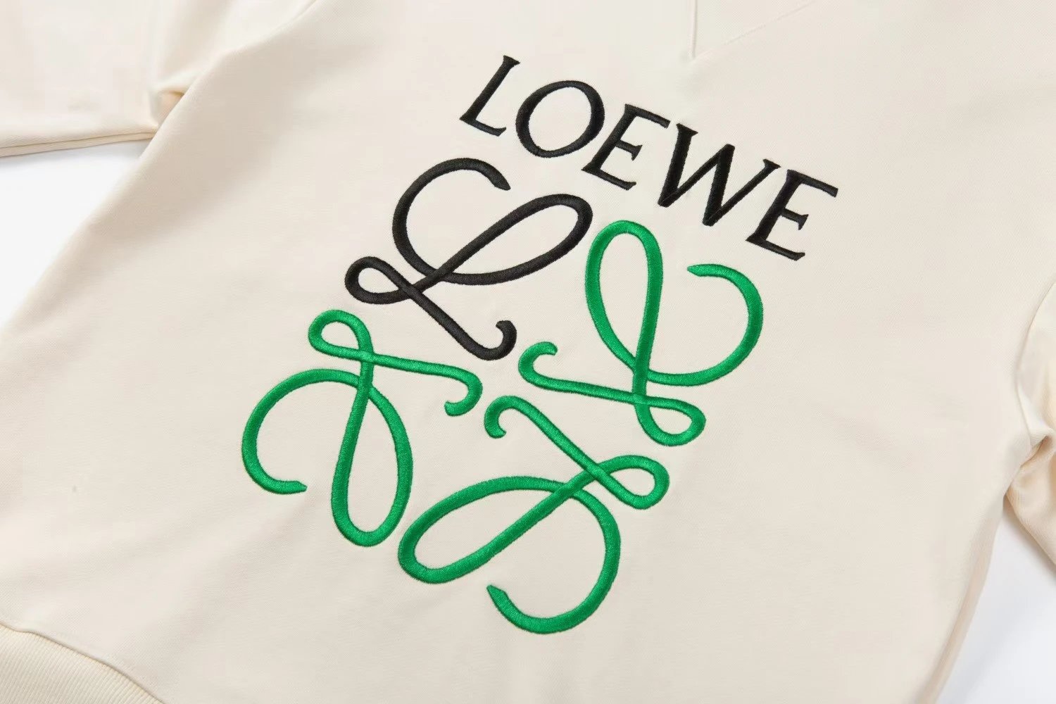 Loewe Anagram Logo Hoodie Black - 12