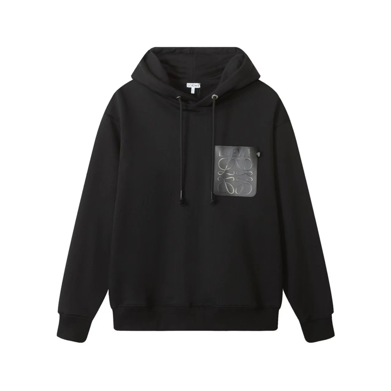 Loewe Anagram Logo Hoodie Black - 17