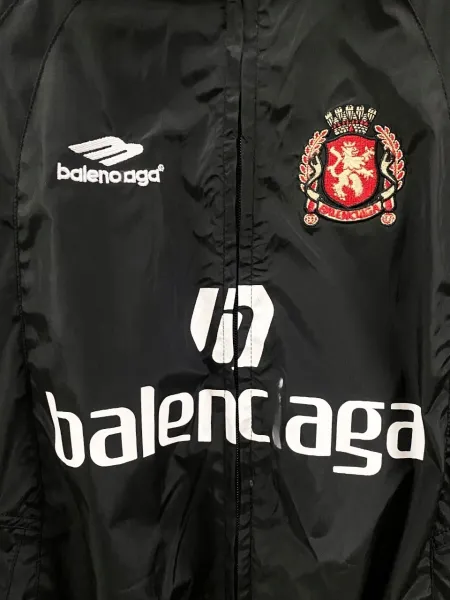 Balenciaga x FC Barcelona Windbreaker White Jacket - 9