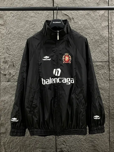 Balenciaga x Real Sociedad Windbreaker Jacket Black - 1