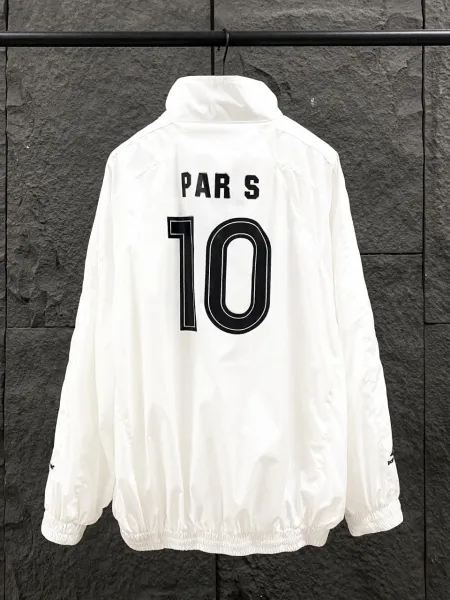 Balenciaga x FC Barcelona Windbreaker White Jacket - 6